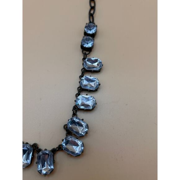 Plunder Statement Necklace and Earring Set Blue Green Red Crystal Accent - Picture 5 of 8